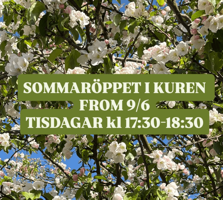 Sommaröppettider