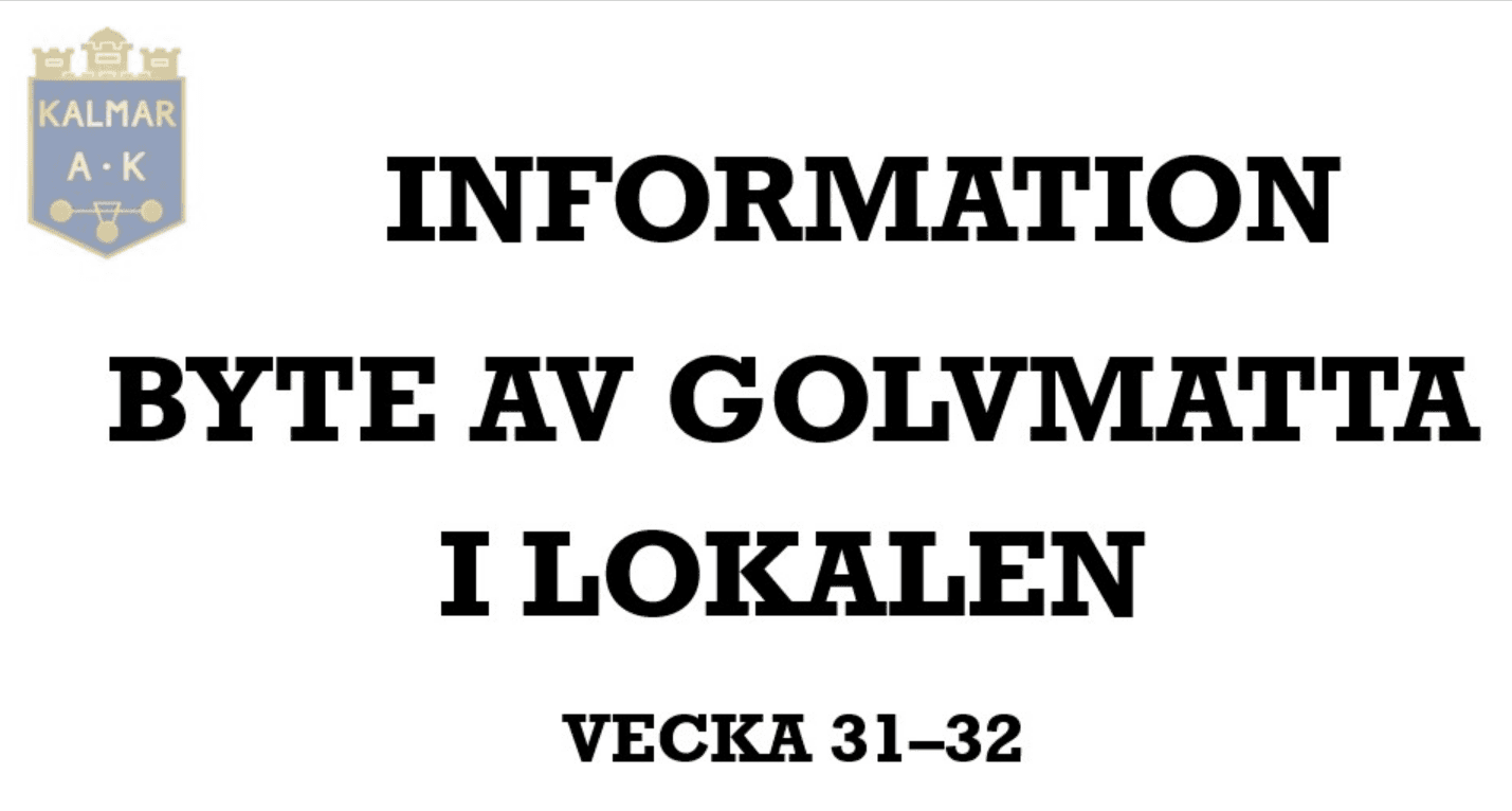 Information golvbyte